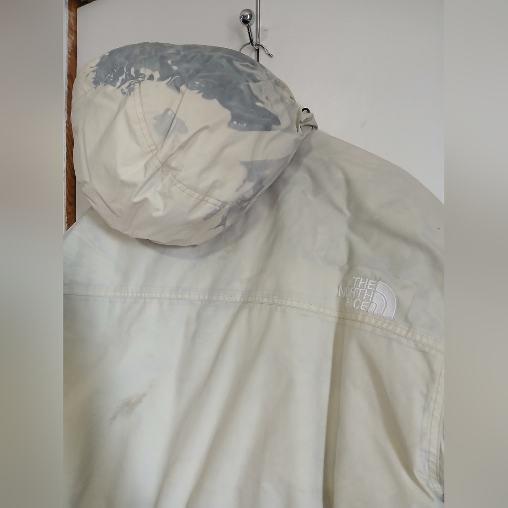 The North Face Men’s XL Goose Down Marbled Beige & Grey Winter Parka - Picture 6 of 15